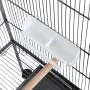 Bird cage with black steel roof 66x66x155 cm by vidaXL, Feet and bird cages - Ref: Foro24-170409, Price: 137,93 €, Discount: %