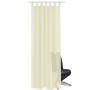 2 transparente cremefarbene Vorhänge 140 x 245 cm von , Vorhänge und Gardinen - Ref: Foro24-130202, Preis: 24,20 €, Rabatt: %