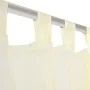2 Cream-colored sheer curtains 140 x 245 cm by , Curtains and curtains - Ref: Foro24-130202, Price: 19,37 €, Discount: %
