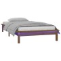 Einzelbettgestell aus honigbraunem Massivholz, 75 x 190 cm von , Betten und Lattenroste - Ref: Foro24-820634, Preis: 75,19 €,...