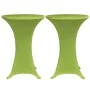 Elastic table cover 2 units 60 cm green by , Covers - Ref: Foro24-131431, Price: 20,18 €, Discount: %