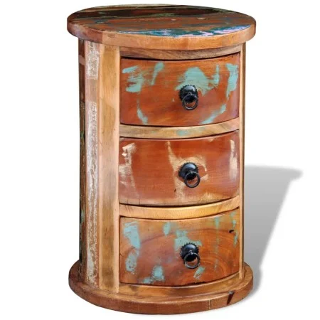 Small wardrobe with 3 solid wood drawers by , Lockers and storage cabinets - Ref: Foro24-241646, Price: 132,13 €, Discount: %