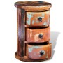 Small wardrobe with 3 solid wood drawers by , Lockers and storage cabinets - Ref: Foro24-241646, Price: 134,21 €, Discount: %