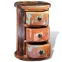 Small wardrobe with 3 solid wood drawers by , Lockers and storage cabinets - Ref: Foro24-241646, Price: 132,13 €, Discount: %