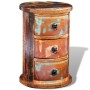 Small wardrobe with 3 solid wood drawers by , Lockers and storage cabinets - Ref: Foro24-241646, Price: 134,21 €, Discount: %