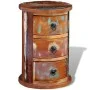 Small wardrobe with 3 solid wood drawers by , Lockers and storage cabinets - Ref: Foro24-241646, Price: 132,13 €, Discount: %