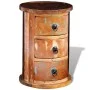 Small wardrobe with 3 solid wood drawers by , Lockers and storage cabinets - Ref: Foro24-241646, Price: 132,13 €, Discount: %