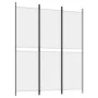 Divider screen with 3 white fabric panels 150x180 cm by , Room dividers - Ref: Foro24-350210, Price: 34,19 €, Discount: %