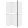 Divider screen with 3 white fabric panels 150x180 cm by , Room dividers - Ref: Foro24-350210, Price: 34,19 €, Discount: %