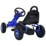 Tretkart mit blauen Reifen von vidaXL, Treten oder schieben Sie Fahrzeuge - Ref: Foro24-80198, Preis: 128,02 €, Rabatt: %