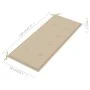 Bank aus massivem Teakholz Batavia mit beigem Kissen 120 cm von , Gartenbänke - Ref: Foro24-3062157, Preis: 223,50 €, Rabatt: %