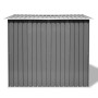 Metall-Gartenhaus 257x205x178 cm grau von vidaXL, Schuppen - Ref: Foro24-42907, Preis: 314,90 €, Rabatt: %