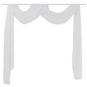 Transparenter Voile-Vorhang, 140 x 600 cm, Weiß von , Vorhänge und Gardinen - Ref: Foro24-130756, Preis: 19,81 €, Rabatt: %