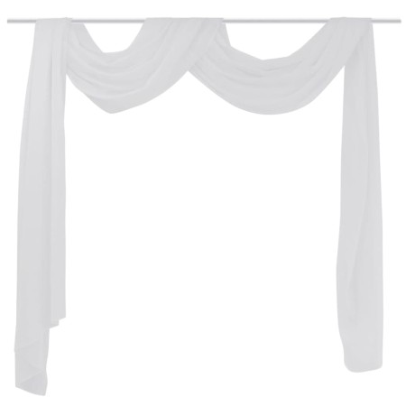 Transparenter Voile-Vorhang, 140 x 600 cm, Weiß von , Vorhänge und Gardinen - Ref: Foro24-130756, Preis: 19,81 €, Rabatt: %