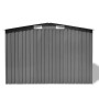 Metall-Gartenhaus 257x205x178 cm grau von vidaXL, Schuppen - Ref: Foro24-42907, Preis: 314,90 €, Rabatt: %