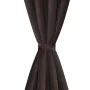 Blackout curtains 2 pieces with metal eyelets 135x175 cm brown by , Curtains and curtains - Ref: Foro24-132200, Price: 27,12 ...