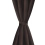 Verdunkelungsvorhänge 2 Stück mit Metallösen 135x175 cm braun von , Vorhänge und Gardinen - Ref: Foro24-132200, Preis: 27,48 ...