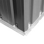 Metall-Gartenhaus 257x205x178 cm grau von vidaXL, Schuppen - Ref: Foro24-42907, Preis: 314,90 €, Rabatt: %