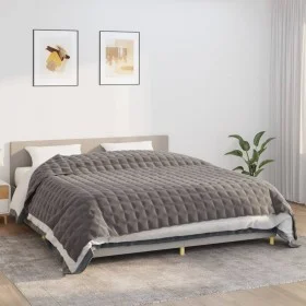 Weighted blanket gray fabric 220x260 cm 15 kg by , Blankets - Ref: Foro24-350785, Price: 117,21 €, Discount: %