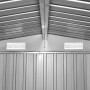 Metall-Gartenhaus 257x205x178 cm grau von vidaXL, Schuppen - Ref: Foro24-42907, Preis: 314,90 €, Rabatt: %