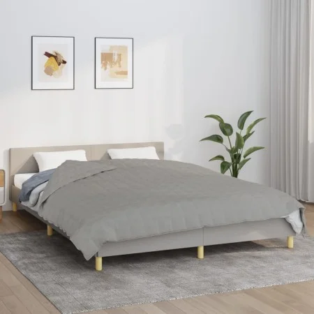 Weighted blanket gray fabric 220x230 cm 15 kg by , Blankets - Ref: Foro24-3154791, Price: 116,91 €, Discount: %