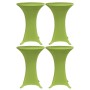 Elastic table cover 4 units 60 cm green by , Covers - Ref: Foro24-279087, Price: 34,28 €, Discount: %
