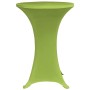 Elastic table cover 4 units 60 cm green by , Covers - Ref: Foro24-279087, Price: 34,28 €, Discount: %