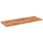Tablero de mesa rectangular madera maciza acacia 140x50x3,8 cm