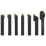 Indexable turning tool set 12 pieces 8x8mm 70mm by , Milling machines - Ref: Foro24-146717, Price: 97,43 €, Discount: %