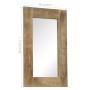 Solid mango wood mirror 50x80 cm by , Mirrors - Ref: Foro24-246302, Price: 97,60 €, Discount: %