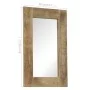 Solid mango wood mirror 50x80 cm by , Mirrors - Ref: Foro24-246302, Price: 94,00 €, Discount: %