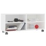 Weißer TV-Schrank aus Sperrholz mit Rollen 90x35x35 cm von , TV-Möbel - Ref: Foro24-800180, Preis: 55,99 €, Rabatt: %