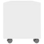 Weißer TV-Schrank aus Sperrholz mit Rollen 90x35x35 cm von , TV-Möbel - Ref: Foro24-800180, Preis: 55,99 €, Rabatt: %