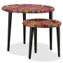 Satz Couchtische mit Chindi-Details, 2 Stück, mehrfarbig von vidaXL, Couchtisch - Ref: Foro24-244213, Preis: 109,83 €, Rabatt: %
