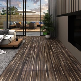 Selbstklebende PVC-Bodenfliesen in braunen Streifen, 5,21 m², 2 mm. von , Böden und Teppiche - Ref: Foro24-330198, Preis: 82,...