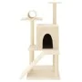 Rascador para gatos con postes de sisal color crema 110,5 cm by , Cat furniture - Ref: Foro24-172061, Price: 39,58 €, Discoun...