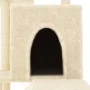 Rascador para gatos con postes de sisal color crema 110,5 cm by , Cat furniture - Ref: Foro24-172061, Price: 39,58 €, Discoun...