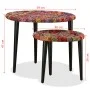 Set of coffee tables with chindi details 2 pcs multicolor by vidaXL, Coffee table - Ref: Foro24-244213, Price: 107,36 €, Disc...