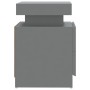 Gray engineered wood bedside table 45x35x52 cm by vidaXL, Nightstands - Ref: Foro24-326851, Price: 108,11 €, Discount: %