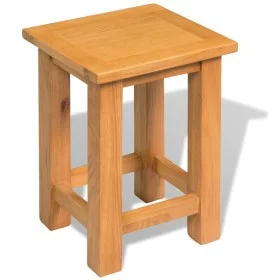 Solid oak wood side table 27x24x37 cm by vidaXL, Side tables - Ref: Foro24-244207, Price: 35,55 €, Discount: %