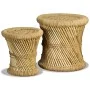 Küchenhocker 2 Einheiten Bambus und Jute von vidaXL, Klapphocker und Stühle - Ref: Foro24-244221, Preis: 67,91 €, Rabatt: %