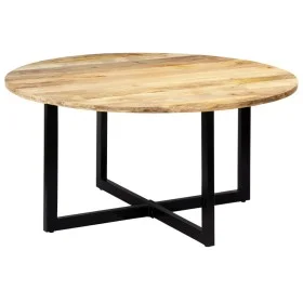 Solid mango wood dining table 150x73 cm by vidaXL, Kitchen and dining tables - Ref: Foro24-247851, Price: 298,87 €, Discount: %