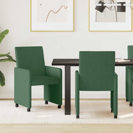 Sillas de comedor 2 pcs Verde grisáceo 57 x 66 x 94 cm