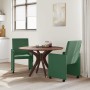 Sillas de comedor 2 pcs Verde grisáceo 57 x 66 x 94 cm