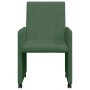 Sillas de comedor 2 pcs Verde grisáceo 57 x 66 x 94 cm