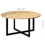 Solid mango wood dining table 150x73 cm by vidaXL, Kitchen and dining tables - Ref: Foro24-247851, Price: 298,87 €, Discount: %