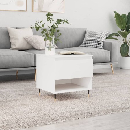 Weißer Couchtisch aus Holzwerkstoff, 50 x 46 x 50 cm von vidaXL, Couchtisch - Ref: Foro24-830892, Preis: 37,27 €, Rabatt: %