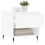 Mesa de centro madera de ingeniería blanco 50x46x50 cm de vidaXL, Mesas de centro - Ref: Foro24-830892, Precio: 36,93 €, Desc...