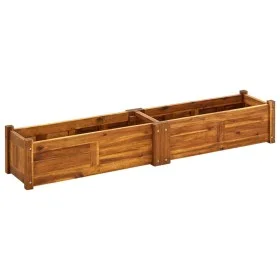 Arriate de jardín de madera de acacia 150x30x25 cm de vidaXL, Maceteros y jardineras - Ref: Foro24-42567, Precio: 106,73 €, D...