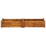 Gartenbett aus Akazienholz 150x30x25 cm von vidaXL, Töpfe und Pflanzgefäße - Ref: Foro24-42567, Preis: 112,46 €, Rabatt: %